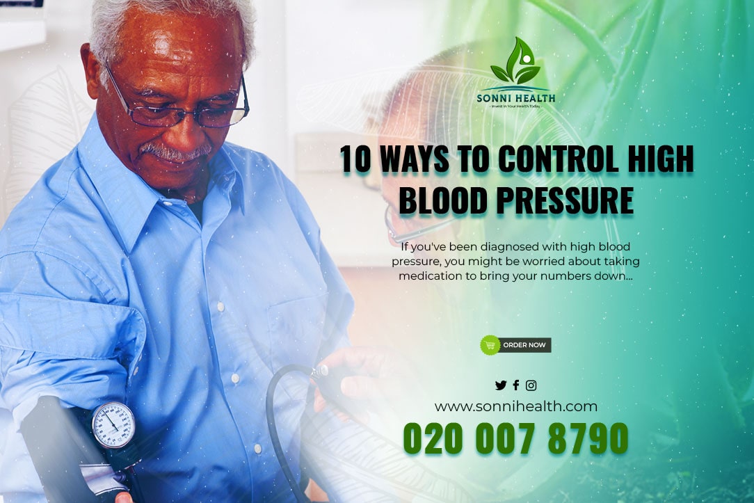 10 WAYS TO CONTROL HIGH BLOOD PRESSURE.