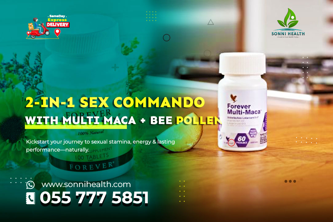 2 IN 1 SEX COMMANDO – START JOURNEY WITH MULTI MACA AND BEE POLLEN……..TO CLAIM WIN
