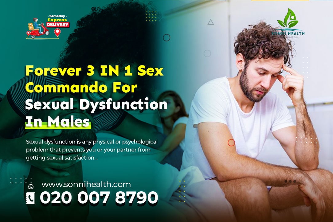 FOREVER 3 IN 1 SEX COMMANDO FOR SEXUAL DYSFUNCTION IN MALES