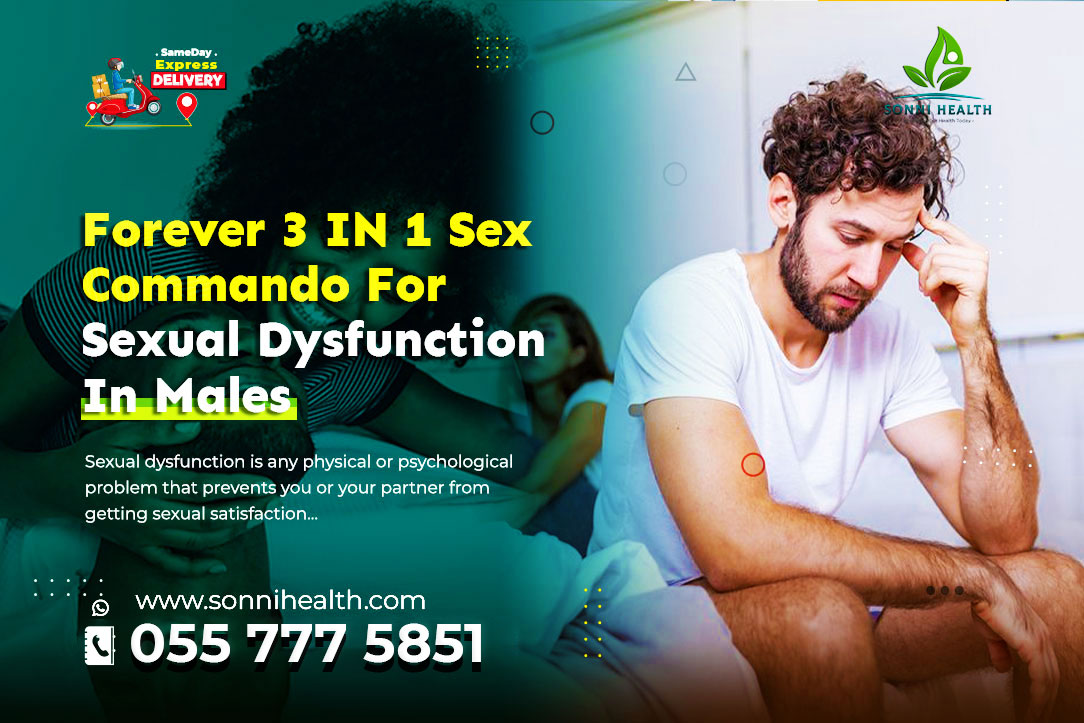 FOREVER 3 IN 1 SEX COMMANDO FOR SEXUAL DYSFUNCTION IN MALES