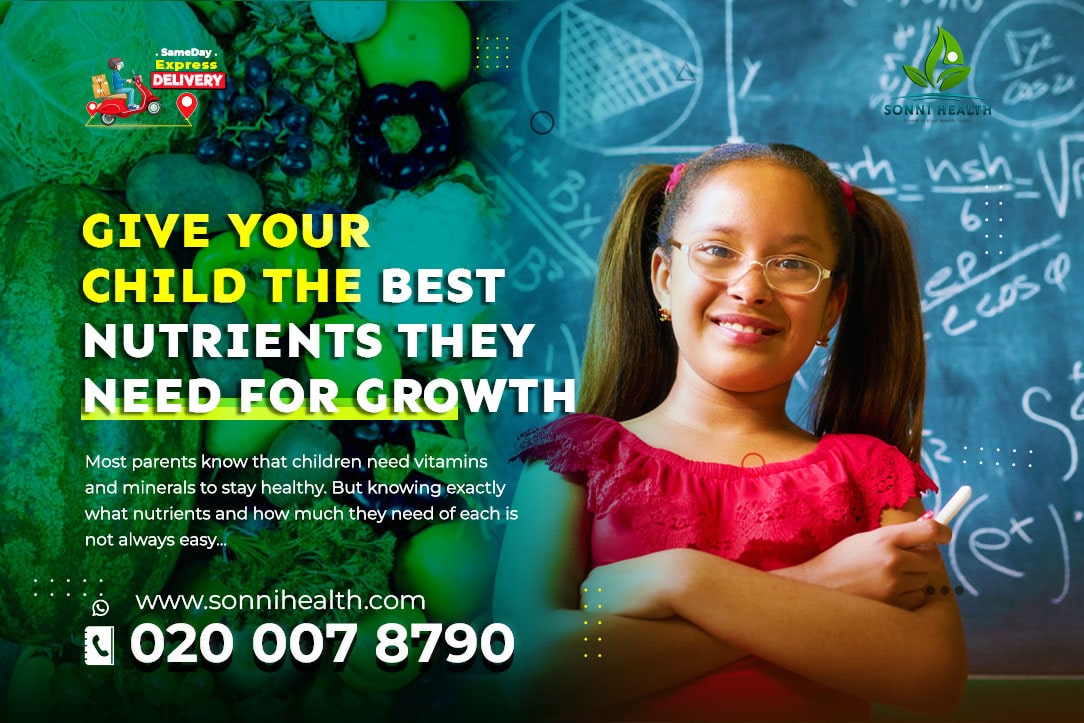 GIVE YOUR CHILD THE BEST NUTRIENTS THEY NEED FOR GROWTH.