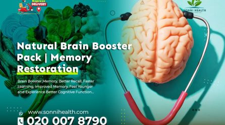 NATURAL BRAIN BOOSTER PACK. MEMORY RESTORATION
