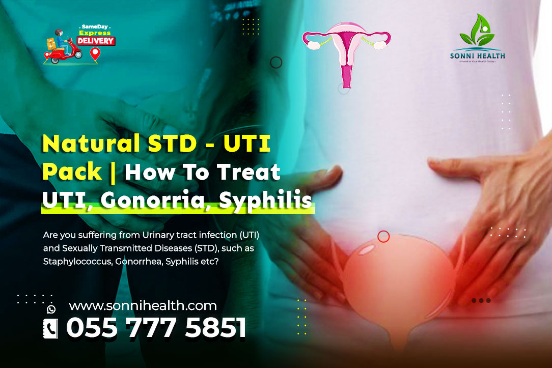 NATURAL STD – UTI PACK. HOW TO TREAT UTI, GONORRHEA , SYPHILIS.