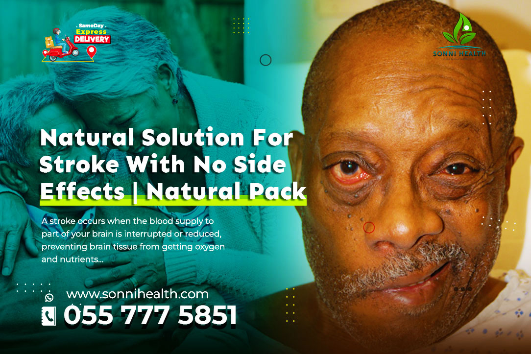 NATURAL SOLUTION FOR STROKE WITH NO SIDE EFFECT. NATURAL STROKE PACK