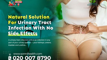 NATURAL SOLUTION FOR URINARY TRACT INFECTION WITH NO SIDE EFFECTS