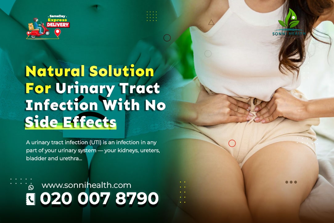 NATURAL SOLUTION FOR URINARY TRACT INFECTION WITH NO SIDE EFFECTS