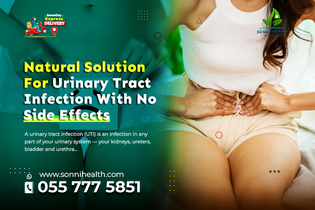 NATURAL SOLUTION FOR URINARY TRACT INFECTION WITH NO SIDE EFFECTS