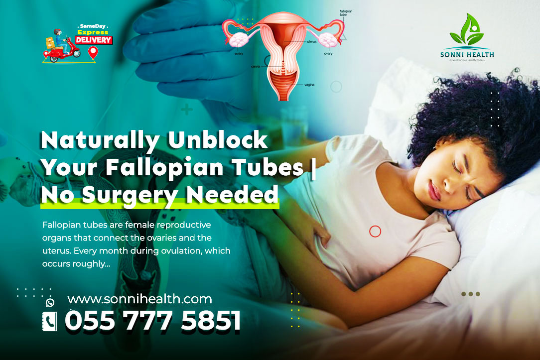 NATURALLY UNBLOCK YOUR FALLOPIAN TUBES. NO SURGERY NEEDED.