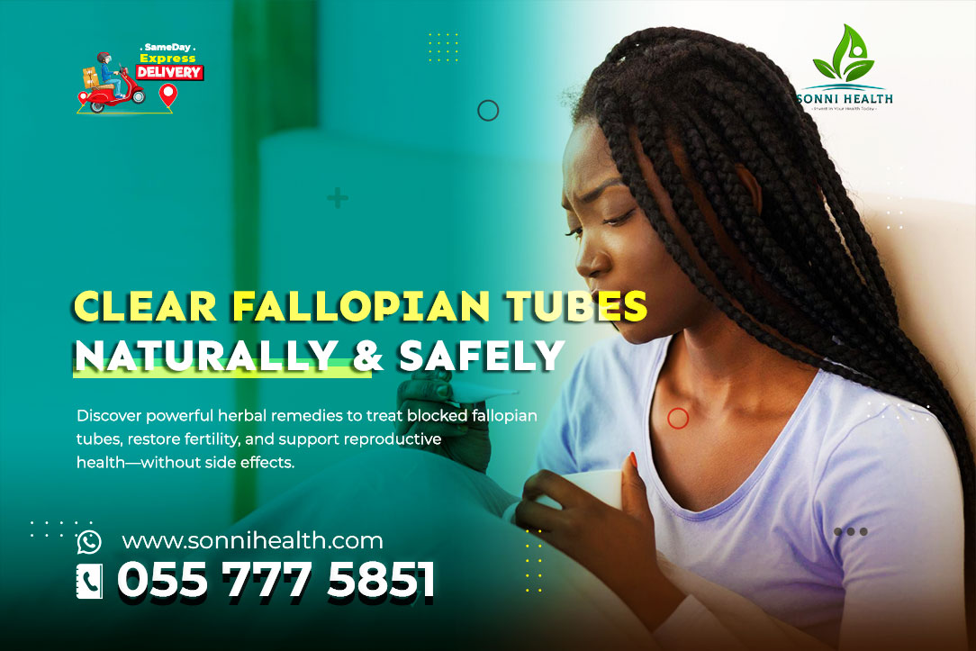 PRODUCT FOR FALLOPIAN TUBES  BLOCKAGE TREATMENT – NATURALLY WITH NO SIDE EFFECT