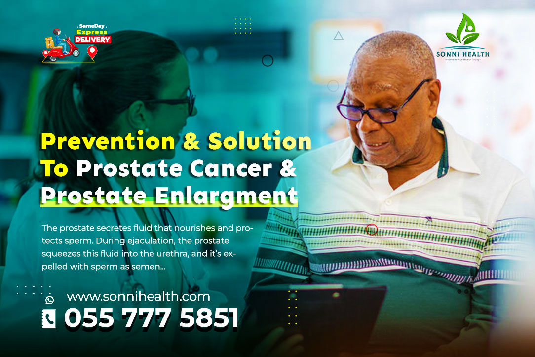 PREVENTION AND SOLUTION TO PROSTATE CANCER AND PROSTATE ENLARGEMENT NATURALLY WITH NO SIDE EFFECTS