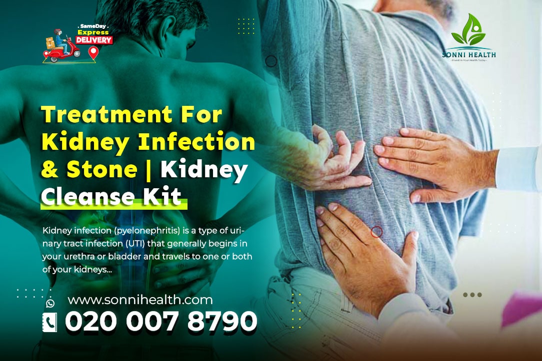 TREATMENT FOR KIDNEY INFECTION & STONE. KIDNEY CLEANSE KIT.