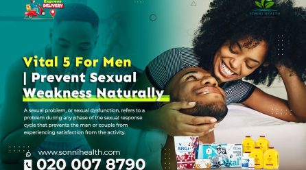 VITAL 5 FOR MEN. PREVENT SEXUAL WEAKNESS NATURALLY WITH NO SIDE EFFECT.