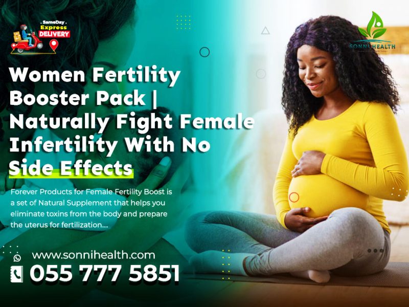 Women Fertility Booster Pack-Naturally Fight Female Infertility With No Side Effects