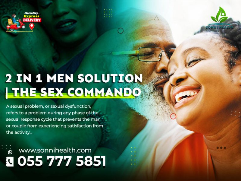 2 IN 1 MEN SOLUTION – THE SEX COMMANDO