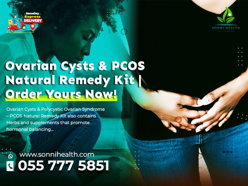 OVARIAN CYSTS & PCOS NATURAL REMEDY KIT