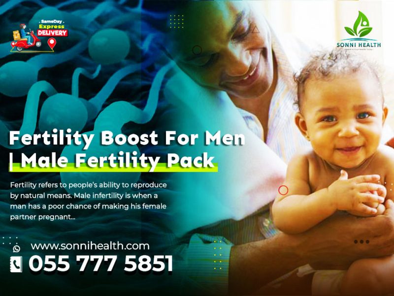 FERTILITY BOOST FOR MEN. MALE FERTILITY KIT