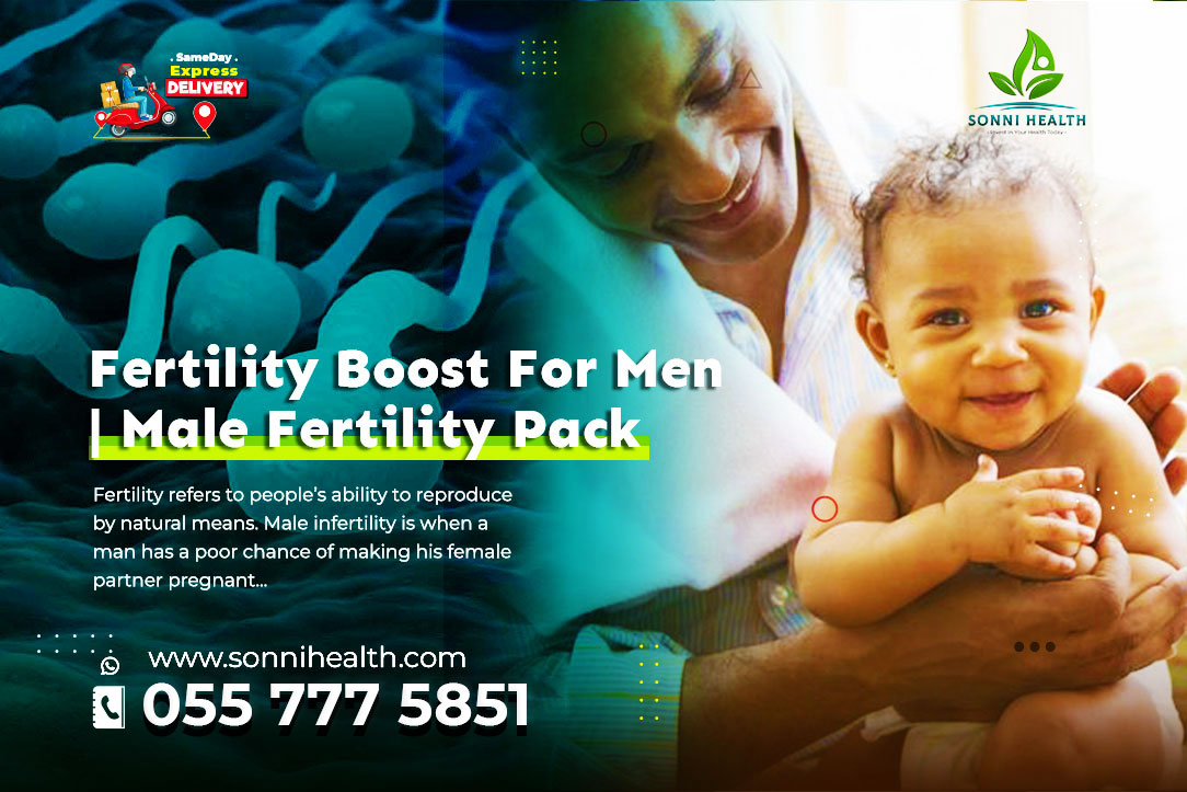 FERTILITY BOOST FOR MEN. MALE FERTILITY KIT