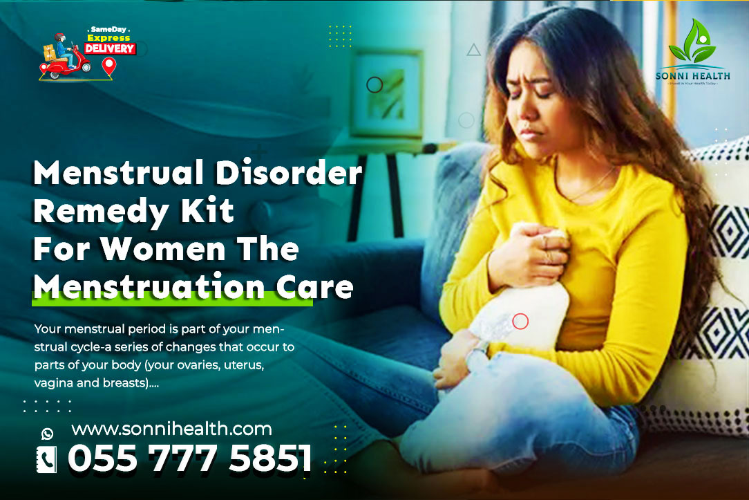 MENSTRUAL DISORDER REMEDY KIT FOR WOMEN. THE MENSTRUATION CARE PACK