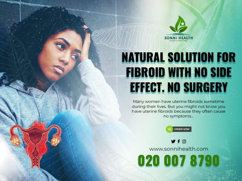 NATURAL SOLUTION FOR FIBROID WITH NO SIDE EFFECT. NO SURGERY NEEDED
